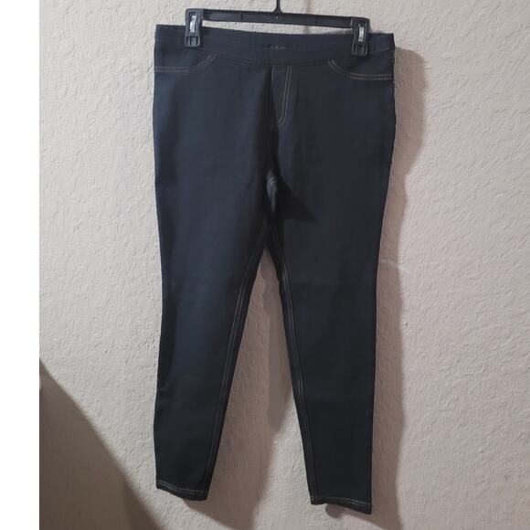 Hue  Women Jeggings Dark/Almost black Large - Picture 1 of 3